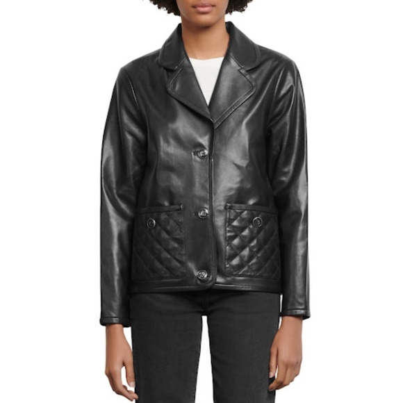 COPY - Sandro lambskin Jacket great condition - Picture 2 of 6